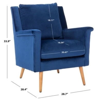 Safavieh Astrid Mid Century Arm Chair, Reduced Price 2172710445 ACH4507A - Image 1 of 4