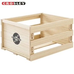 Crosley AC1050A-NA Tool-less Assembly Record Storage Crate - Natural - Picture 1 of 5