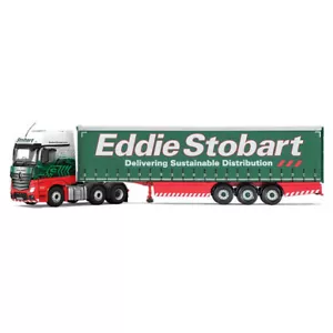 Corgi CC15802, SD Mercedes-Benz Actros (MP4) ,Curtainside Trailer Eddie Stobart - Picture 1 of 4