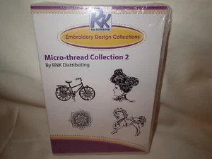 Embroidery Design CD RNK Distributing Micro-thread Collection 2 9 Designs - Picture 1 of 10