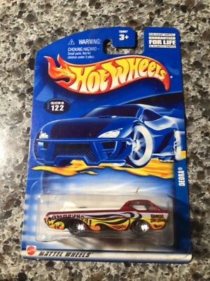 Hot Wheels #122 Deora 2002 rojo oscuro, ruedas RZ Foto 1 de 3