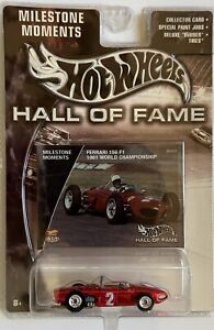 2002 Hot Wheels Hall of Fame Milestone Moments Ferrari 333 SP + Ferrari  156 F1