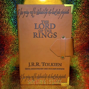 LORD OF THE RINGS 50TH ANNIVERSARY EDITION COVER faux leather book jacket 2004 - Picture 1 of 12