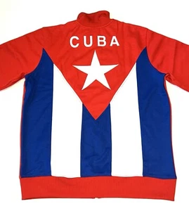 Adidas Originals Cuba Football Nations Flag Jacket 2010 US Large 232235 RARE NWT - Picture 1 of 9