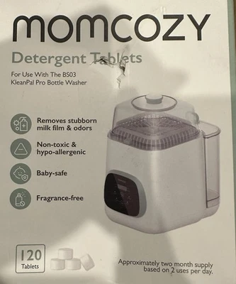 Momcozy моющие таблетки для автоматической мойки бутылок 120 штук - Изображение 1 из 2