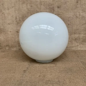 Vintage White Opal/ Milk Glass Round Globe Shade 9 1/2” Diameter - Picture 1 of 6