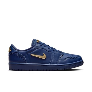 Jordan 1 Low Method of Make "Midnight Navy/Metallic Gold" Women's Shoe - Picture 1 of 8