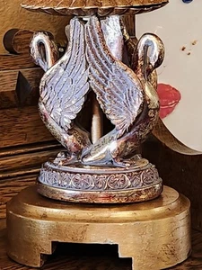 Beautiful Tyndale Chicago Lamps Rare Find Swan Frederick Cooper? Stunning Lamp! - Picture 1 of 24