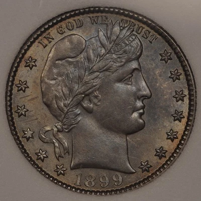 1899-O Barber Quarter -- Choice BU - Image 1 of 3