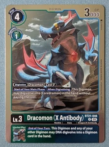 Digimon Card Game Dracomon (X Antibody) BT21-046 R World Convergence - Bild 1 von 2