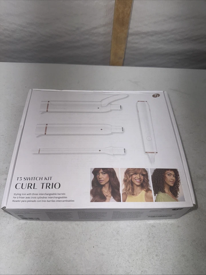 T3 Switch Kit Curl Trio Professional Ionic Interchangeable Curling Iron # 77563 - Image 1 of 4