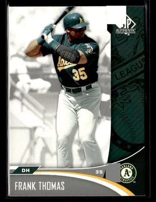 2006 SP Authentic #69 Frank Thomas Card Oakland Athletics - Image 1 of 2