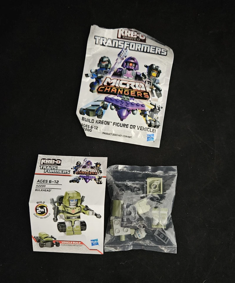 Minifigura Transformers Kre-O Micro-Changers Serie 2 BULKHEAD - Nueva Sellada Foto 1 de 1