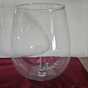 GROSSE GLASVASE BRANDY SNIFER STIL MIT FUSS UND SEHR STABIL. GEKAUFT ENDE 70er Jahre - Bild 1 von 5