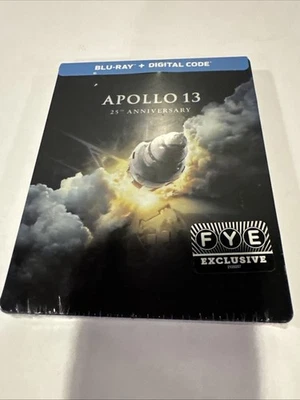 Apollo 13 25th Anniversary Steelbook Blu Ray Disc FYE EXCLUSIVE Tom Hanks READ Foto 1 de 3