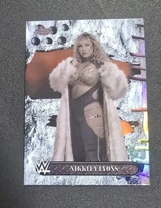 2025 Topps Chrome WWE X Cactus Jack #42 NIKKITA LYONS White Refractor  - Picture 1 of 1
