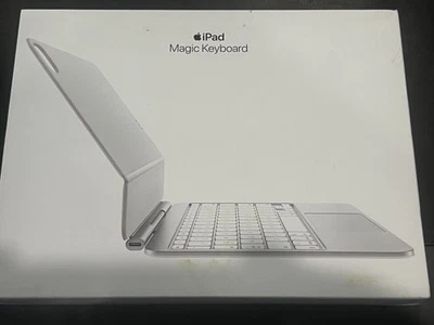 Apple Magic Keyboard for iPad Pro 11-inch (M4) -MWR03LL/A : White : BRAND NEW !! - Image 1 of 3