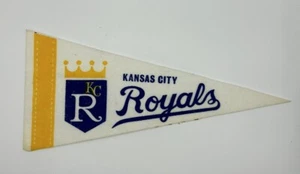 Kansas City Royals Vintage MLB Mini Pennant 9in x4in Felt Banner Flag Baseball - Picture 1 of 3