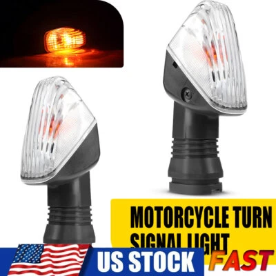Par de luces de señal de giro delanteras/traseras transparentes para KAWASAKI NINJA 650R 1000 Foto 1 de 4