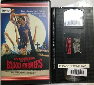 Invasion of The Blood Farmers (VHS) Norman Kelley, Tannas Hunter, Ed Adlum *Good - Picture 1 of 2