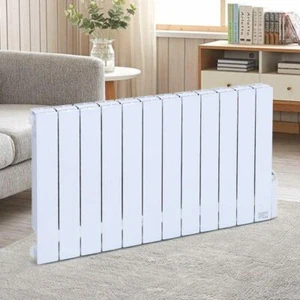 900-2000W Wall Mounted Electric Oil Filled Radiator 4 Modes Heater Timer Bedroom - Picture 1 of 20