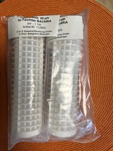 112900 Bavaria 3/4", 1, 1/4" 2 Stück + 1 Mal Dichtung. Filtereinsatz 90 μ. - Picture 1 of 5