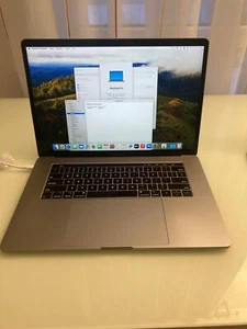 Apple MacBook Pro 15,4 " + 32 GB RAM + Intel i7 2,6 GHZ 500 GB SSD QUERTY 2018 - Bild 1 von 7