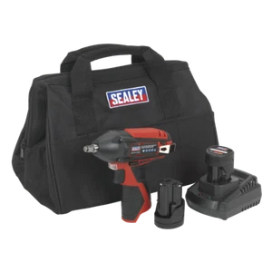 Sealey Schlagschrauber-Set 3/8" Vierkantantrieb 12 V Lithium-Ionen - 2 Akkus - CP1204KIT - Bild 1 von 2
