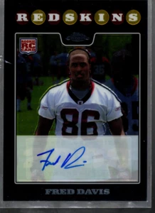 A5169- 2008 Topps Chrome Rookie Autogramme #TC214 Fred Davis E Auto - Nm-Mt - Bild 1 von 2