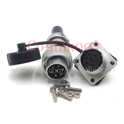 WEIPU WS20 10A 7Pin Flange Panel Waterproof Connector,Industrial Power Connector - Image 1 of 4