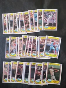Juego completo de tarjetas de béisbol Topps Drakes Big Hitters 1984 1-33 - Imagen 1 de 3