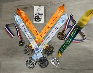 Lot of 8 Finisher Medals/Awards Running Half/Full Marathon 5K Road Race Track - Picture 1 of 16