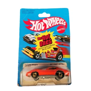 Hot Wheels Corvette Stingray 9241 Vintage 1980 The Hot Ones Punched Card New - Bild 1 von 7