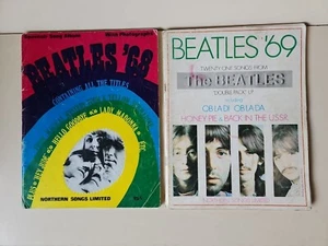 The Beatles 68 & 69 Souvenir Song Books Northern Songs Writing & Missing Pages - Picture 1 of 24