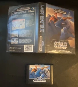 1989 Last Battle Sega Genesis Game Case Tested Working - Picture 1 of 5