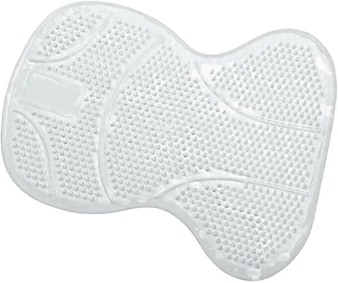 Ovation Perforated Silicon Anti-slip Half White Saddle Pad