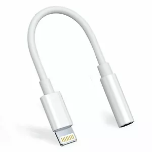 3.5mm iPhone Headphone Jack Adapter Lightng to Aux Cable - Picture 1 of 7