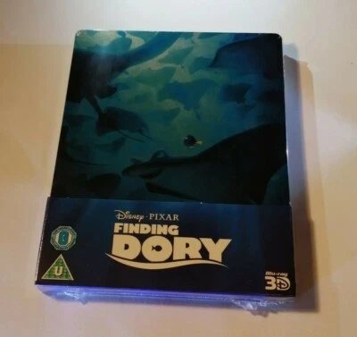 Disney Pixar'sFinding Dory - Steelbook - Blu-Ray 3D/2D - Signed Sealed P&P - Image 1 of 4