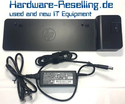 HP 2013 UltraSlim DockingStation + 65W Netzteil HSTNN-IX10 727347-001 732252-001 - Bild 1 von 4