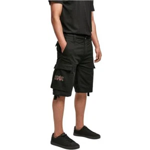 Pantalones cortos vintage con logotipo de Merchcode ACDC bolsillos cortos música falda leyendas bolsillos - Imagen 1 de 16