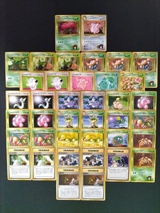 Japanese All Erika’s Gym Pokemon Card Old Back 39Set LP-MP-HP - Picture 1 of 23