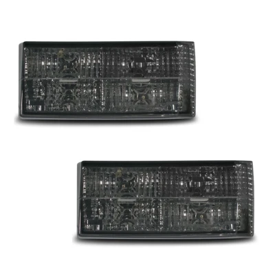 Luci Posteriori SX + Destro Nero per VW GOLF 1/GOLF 1 Cabrio - Immagine 1 di 2