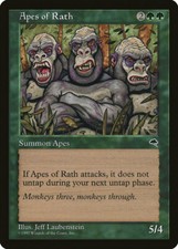 Magic MTG Tradingcard Tempest 1997 Apes of Rath