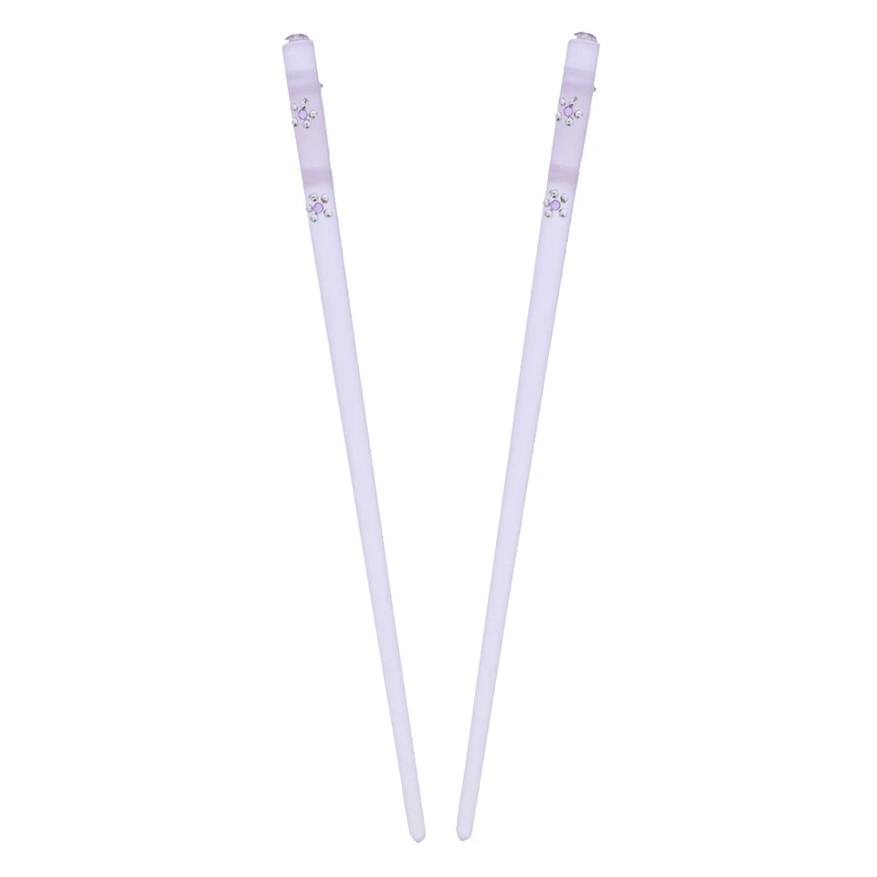 Hair Stick Chop Sticks with Diamond Flower - Image 1 of 1