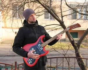 Chitarra elettrica vintage Aelita/ingranaggi/chitarre/basso/6 corde - Foto 1 di 9