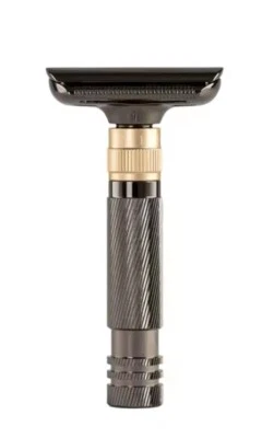 Cut Throat Adjustable Double Edge Safety Razor 1-6 Settings Mild To Aggressive - Image 1 of 4