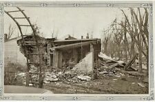Vintage Old 1937 Photo of House Home Destroyed by Hurricane in Richmond Ohio