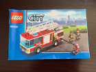 Lego City Fire Truck 60002 One Instruction Manual Only.