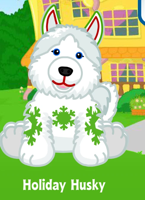 Holiday Husky Webkinz - code only - Image 1 of 1
