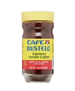 Café instantáneo tostado oscuro estilo espresso Café Bustelo, paquete de 2 7,05 onzas - Imagen 1 de 4